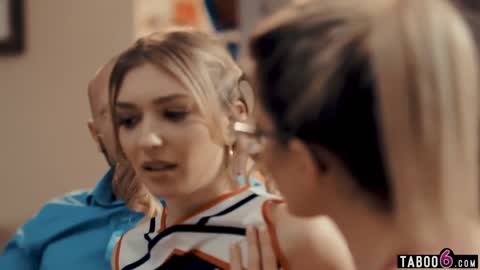 Coach’s wife brings in tiny teen cheerleader for husband