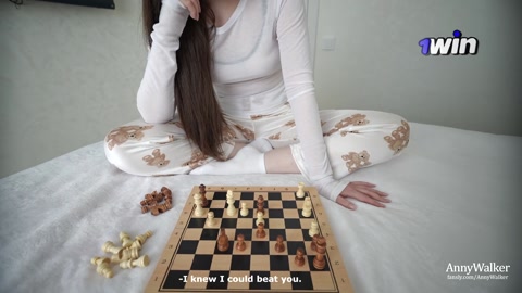 Stepsister Teaches to Play Chess and Fuck Her
