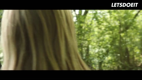Step Sisters' Sensual Lesbian Forest Encounter