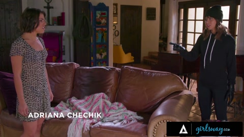 Thief Riley Reid Gets Caught by Adriana Chechik in Roleplay, Has to Fuck Ha...